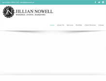 Tablet Screenshot of jilliannowell.com